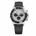 Chronograph 40 – Meteorite Dial | Steel Case & Black Strap